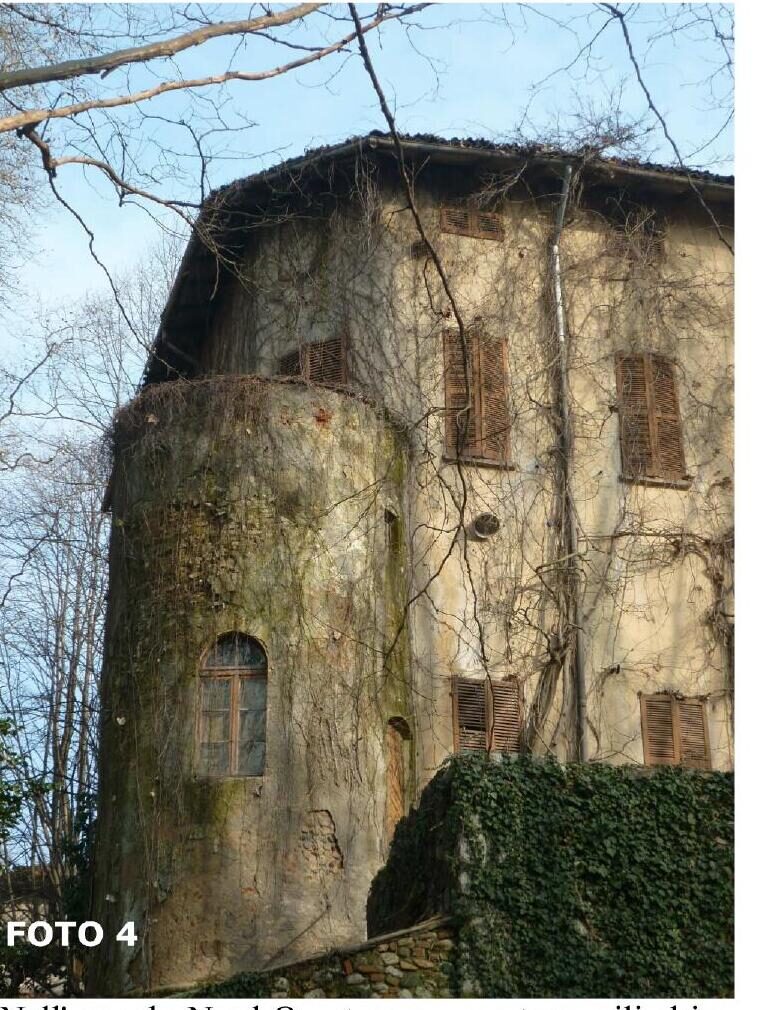 The ancient cylindrical tower at the north-western corner