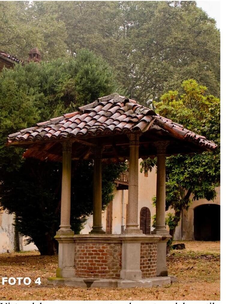 Covered well in the courtyard