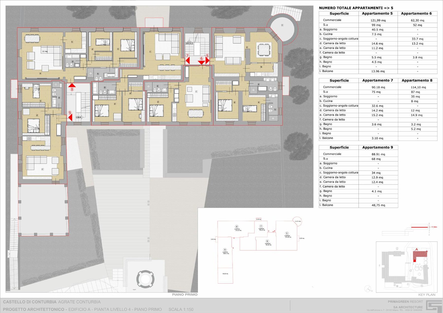 Plan study, first floor